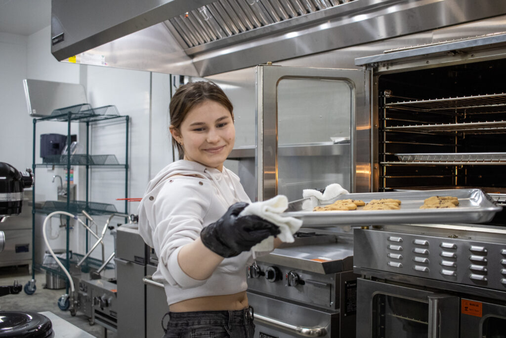Landgraf member working in kitchen